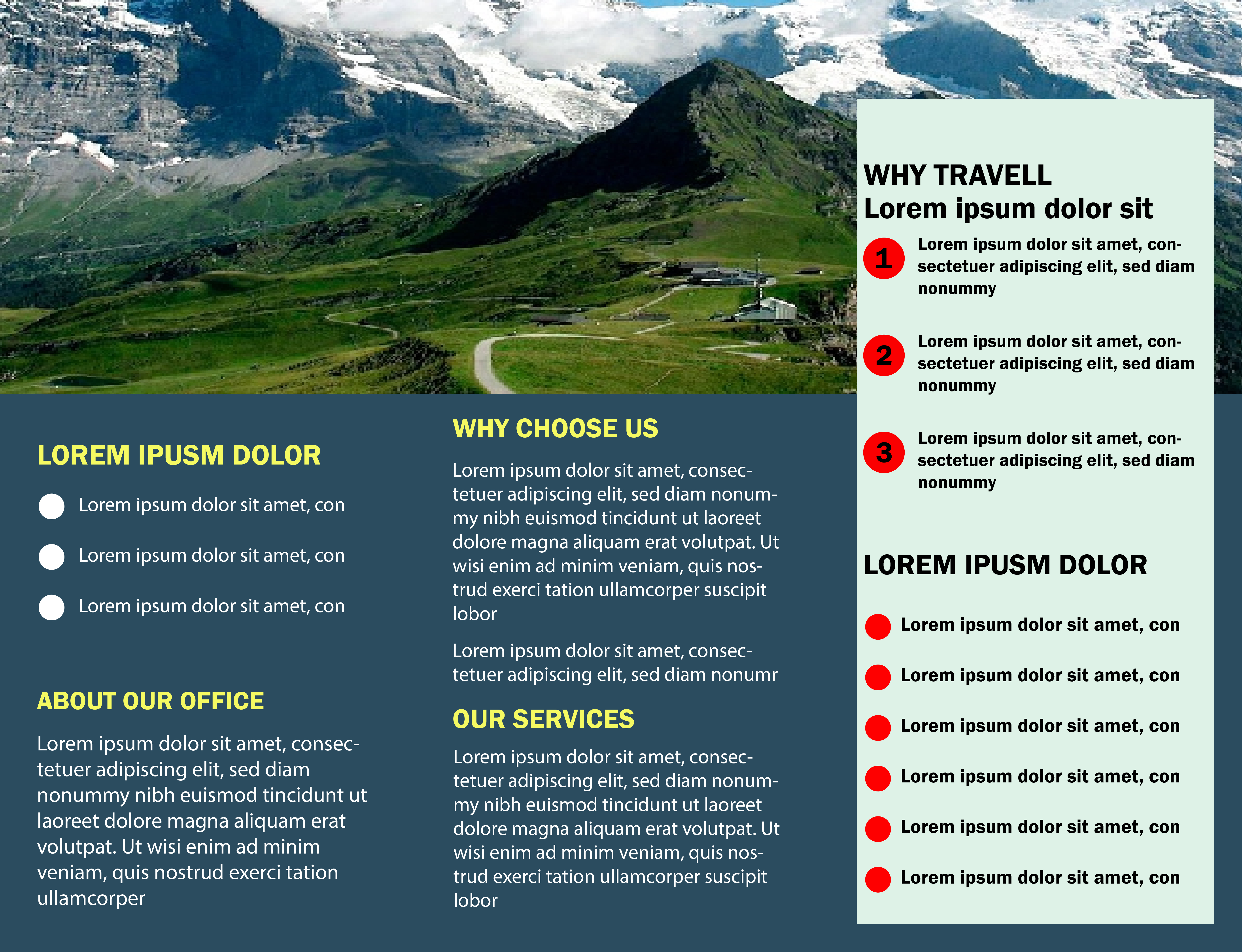 I will do create eye-catching brochure design for you...