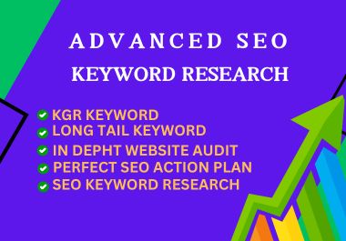 I will run in Advanced keyword research.