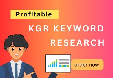 I will do best kgr keyword research to find long tail kws.