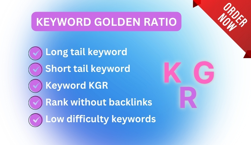 I will Provide SEO KGR Keyword Research To Rank Websi...