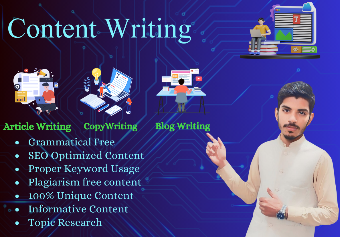 I Will Optimize Article Writing, Content Writing, & Copywriting On Any Topic