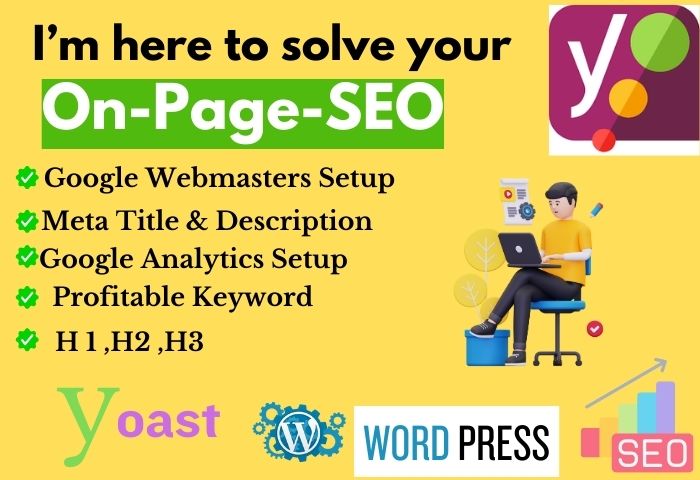 I will complete wordpress onpage yoast or rank math S...