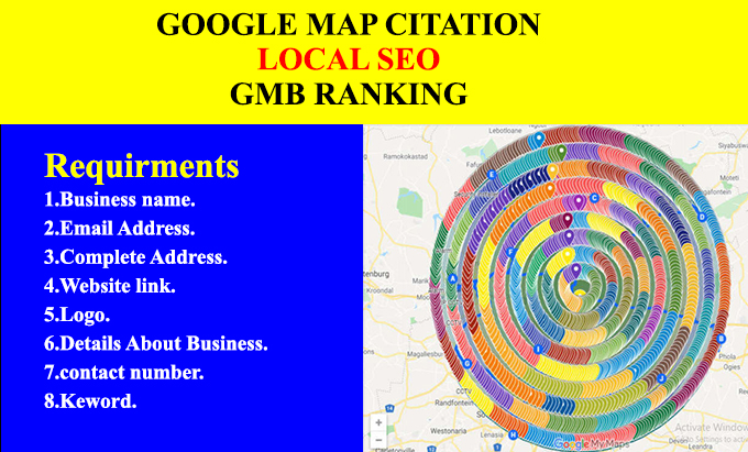 I will do 10000 Google maps citation for local business.