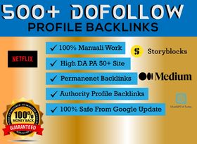 I Will 500+High DA PA Profile Backlink For SEO Link Building