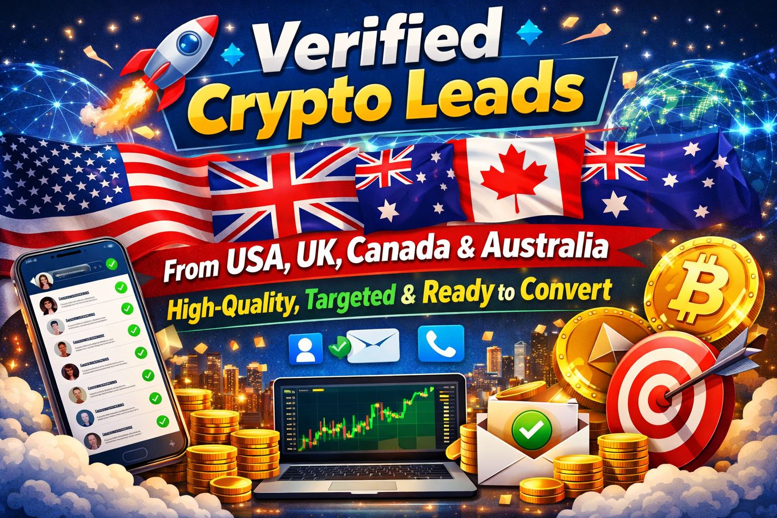 I Will Deliver You Verified Crypto Emails Leads From ...