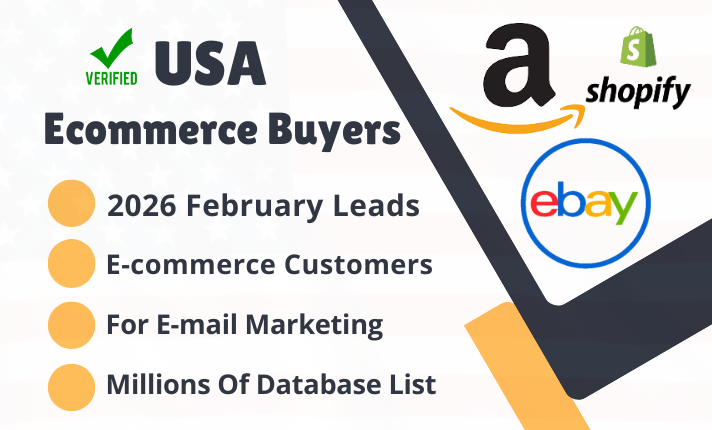 I Will Deliver You 1 Millions USA E-commerce Customers Active Email List