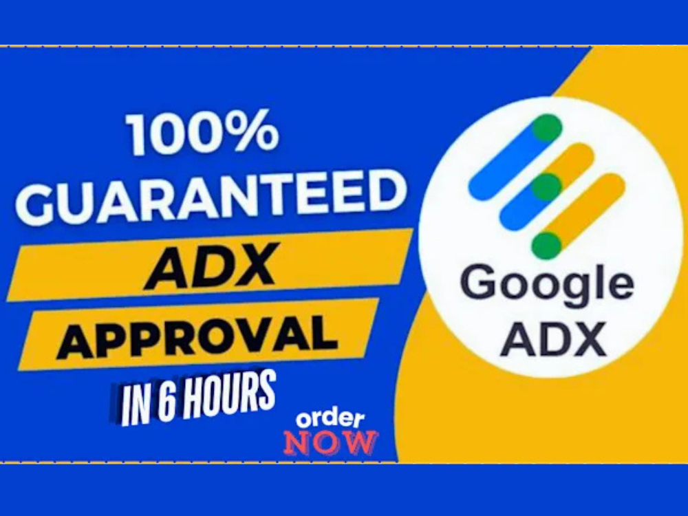 do ma adx approval from google certified company instantly with delink guarantee