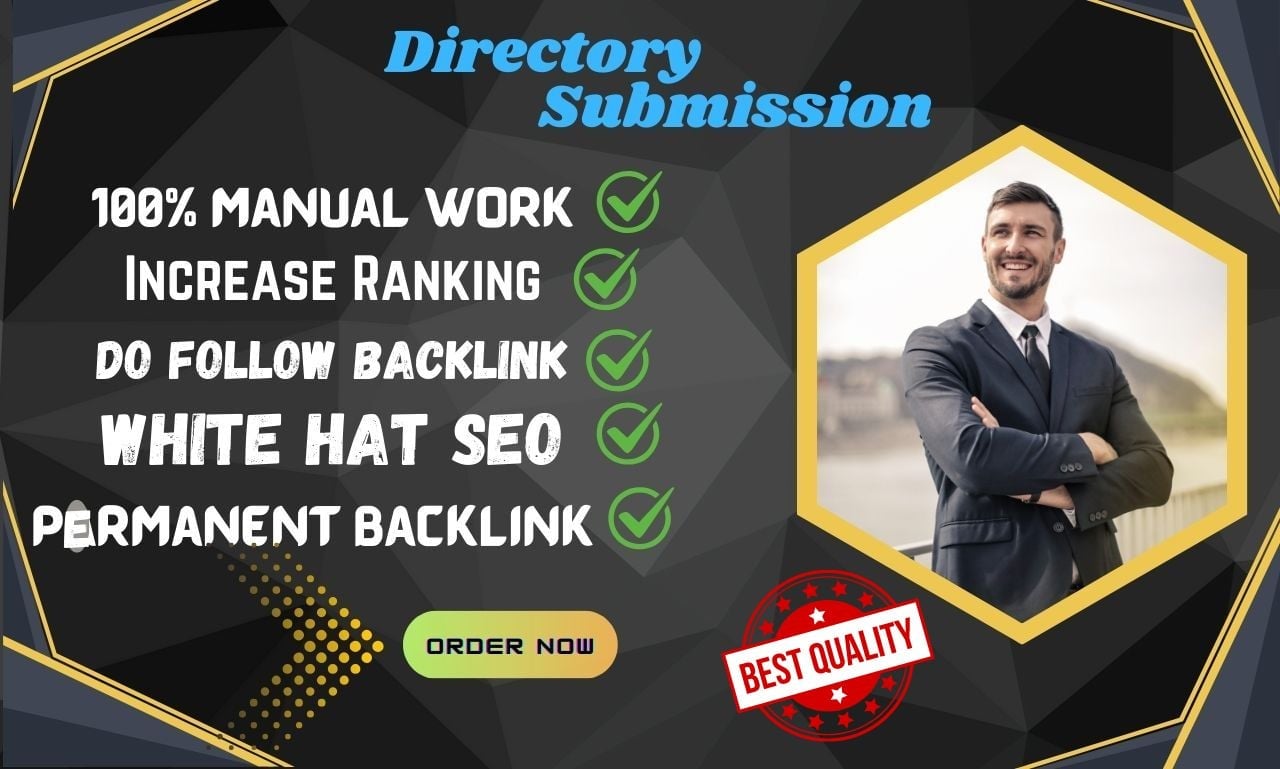 Website Ranking 250 Directory Submission Do follow SEO Backlinks 