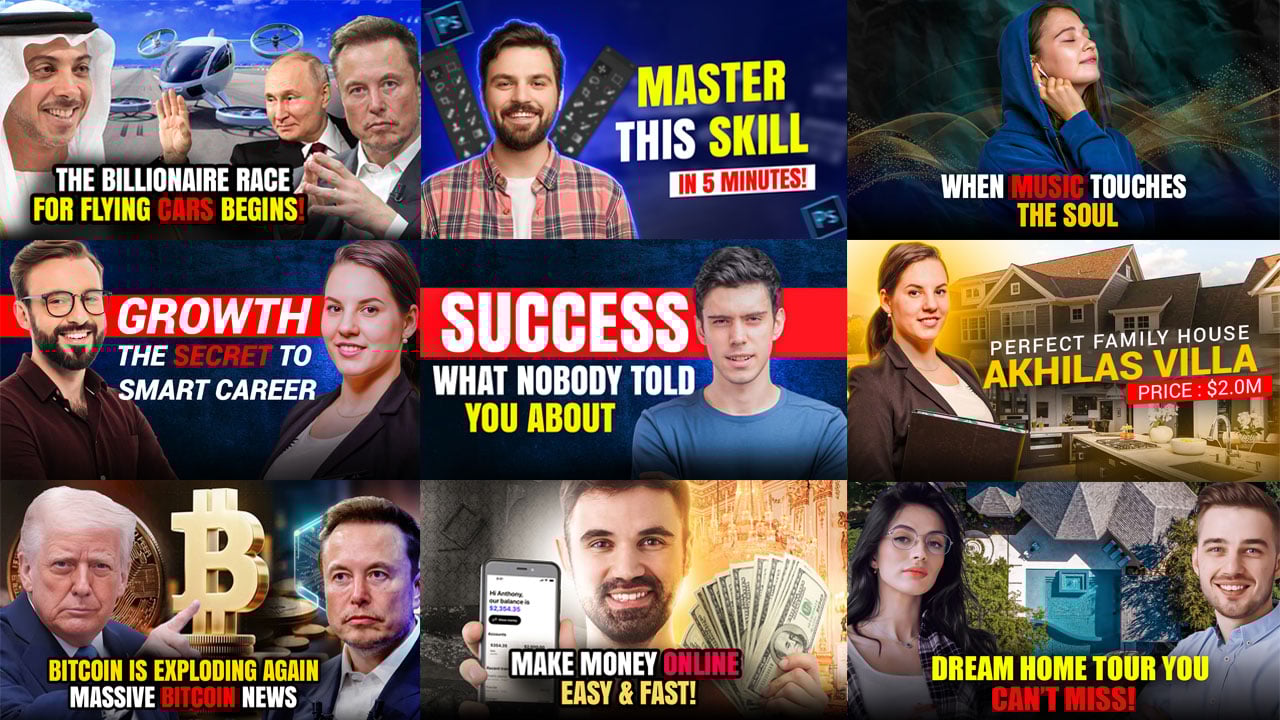 I will create an amazing youtube thumbnail within 3 hours