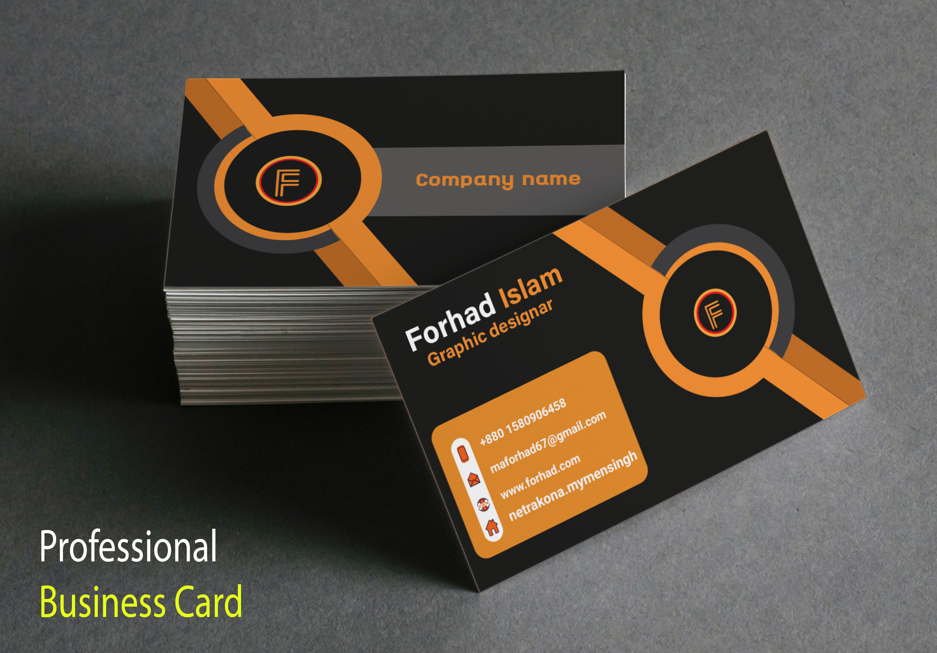 I will do luxury Professional Business Card Design