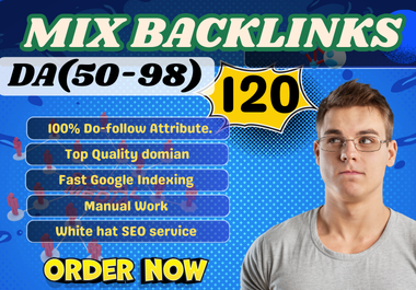 I will 120 build high quality manual SEO backlinks for off page optimization