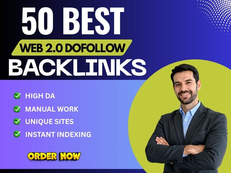 I will manually create 50 powerful Web 2.0 backlinks to increase traffic