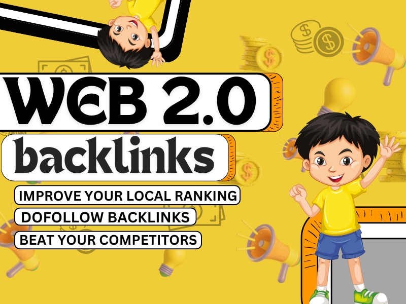  I will provide you 40 Web 2.0 backlinks 