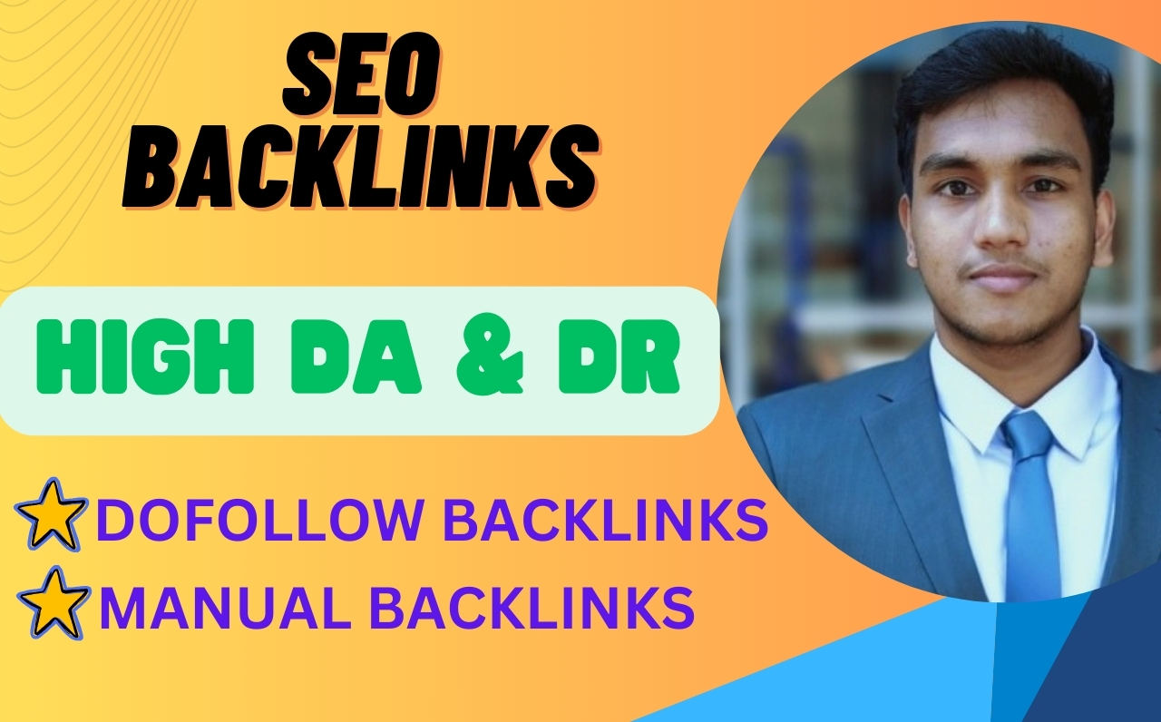 I will do high authority SEO dofollow backlinks manual link building