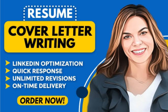 I will provide professional resume writing and cover letter service