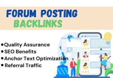 Empower Your Website: Elevate Your SEO Game with Premium Forum Backlinks!