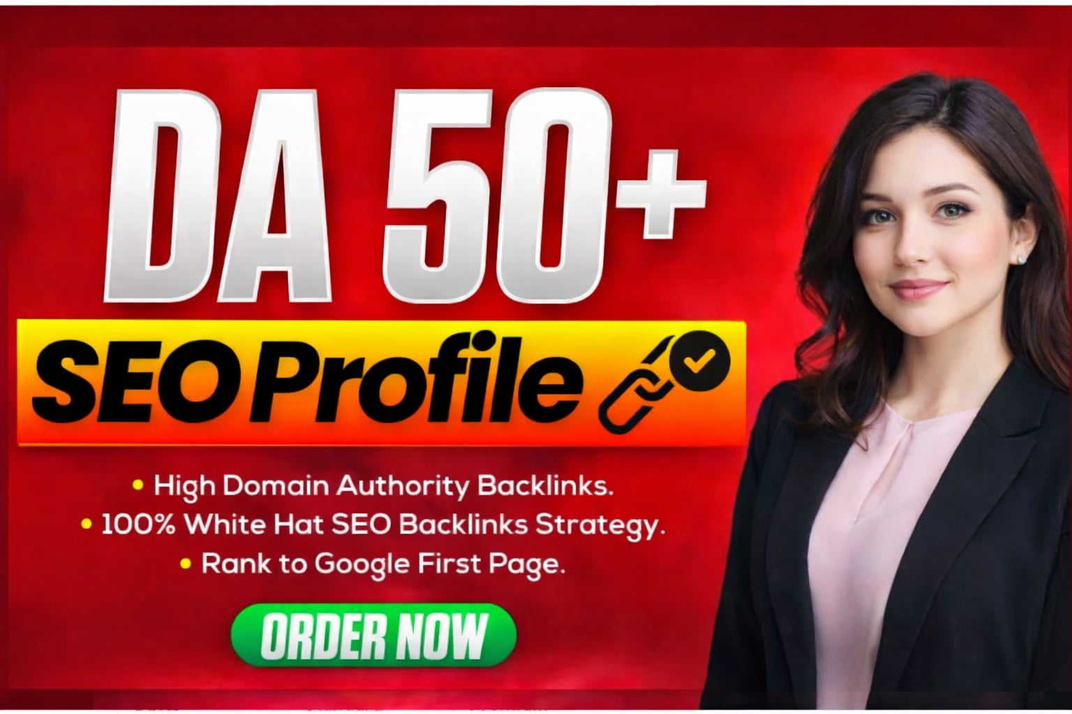 Get 150 High DA/DR Profile Backlinks 100% Manual & White Hat SEO Boost