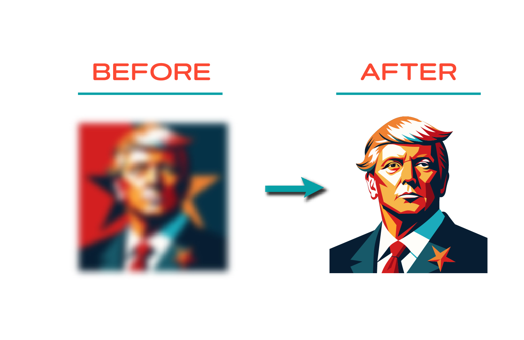 I will do redesign ,vectorize,convert to vector ,redraw vector for 24hrs.