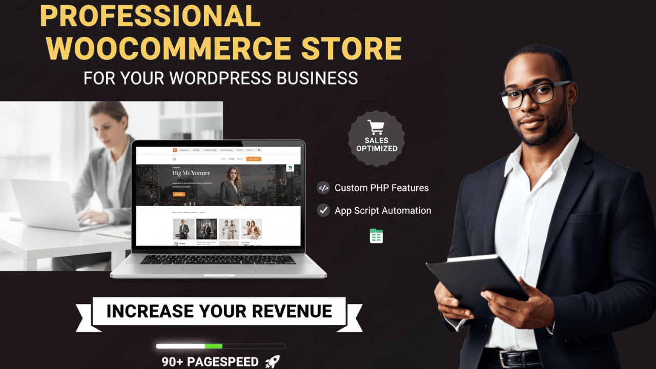 I will build professional WooCommerce store for your business