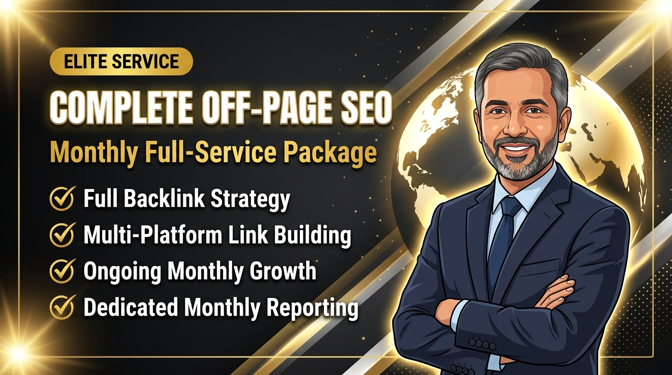 Monthly Off-Page SEO & Dofollow Link Building Management