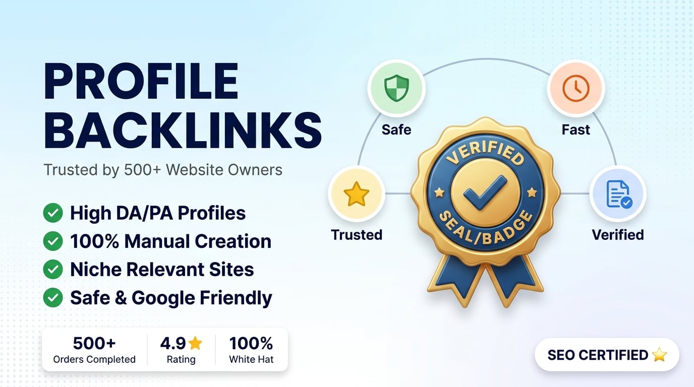 I Will Make 700 High Quality Da 50 to 90 Dofollow SEO Profile Backlinks for Perfect Link Building