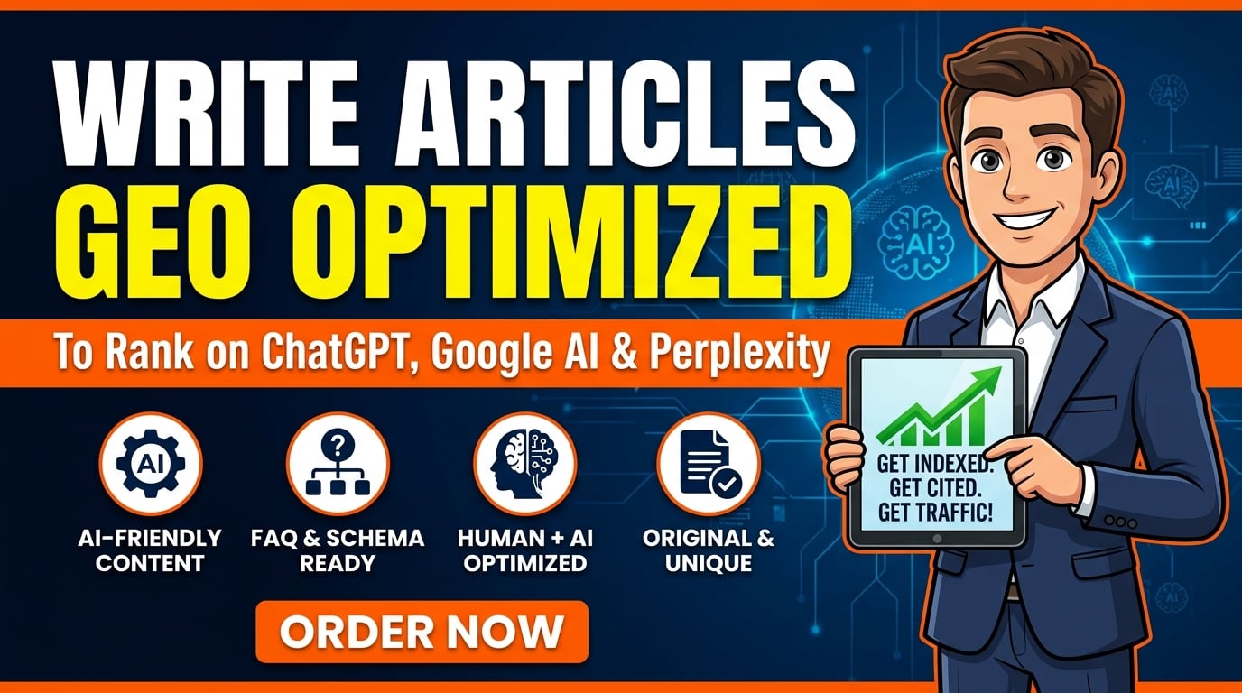 20 premium GEO article backlinks that help your website get cited and trusted by ChatGPT and AI sear