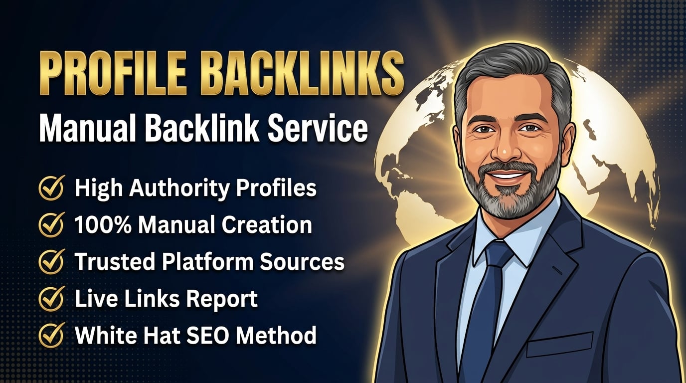 I Will Build 25 Manual Dofollow Profile Backlinks Fro...