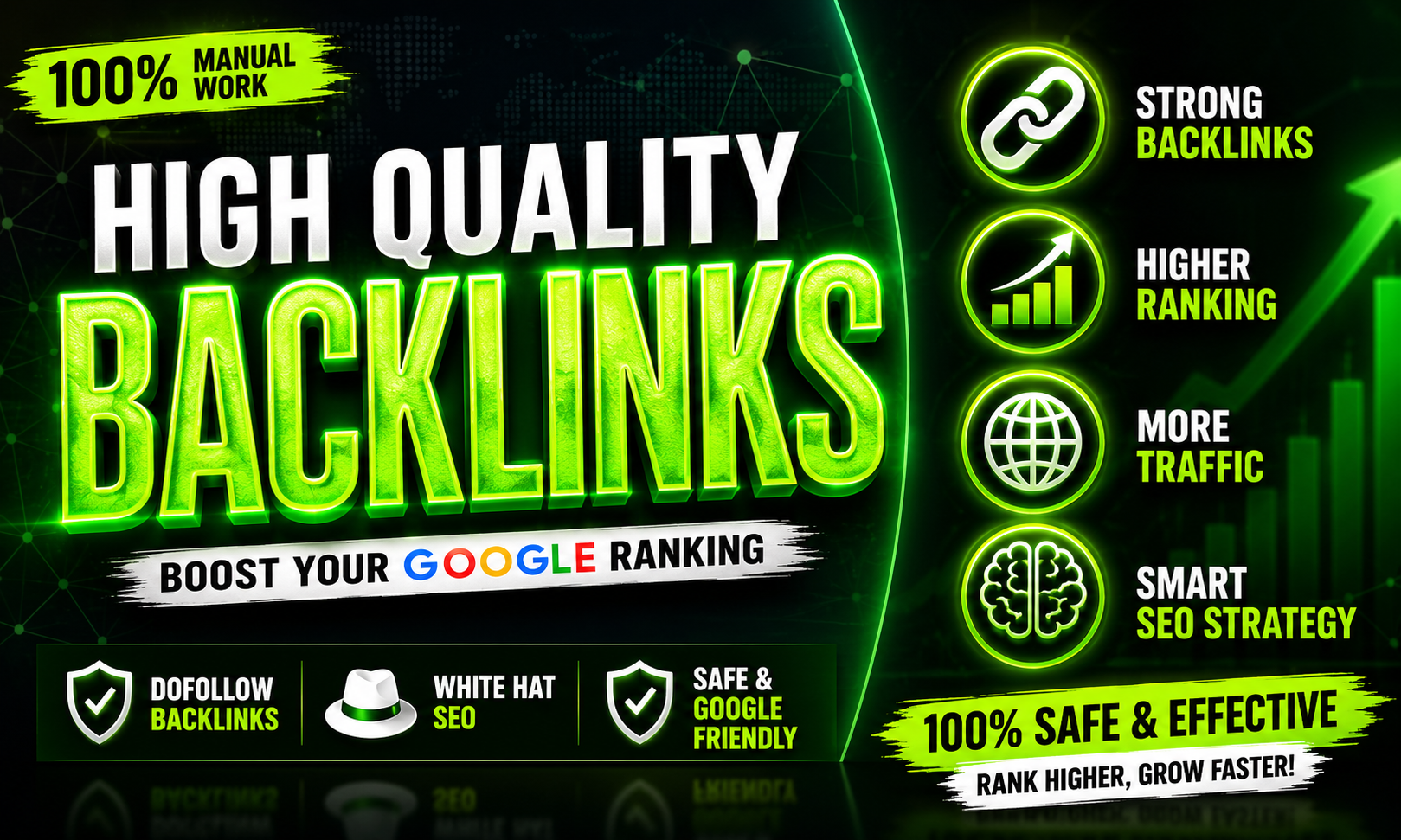 I can build high authority dofollow backlinks for SEO