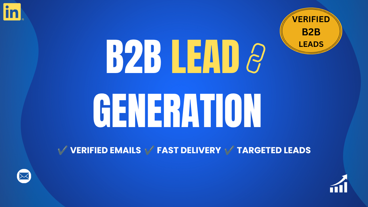 I will do lead generation and build verified targeted...