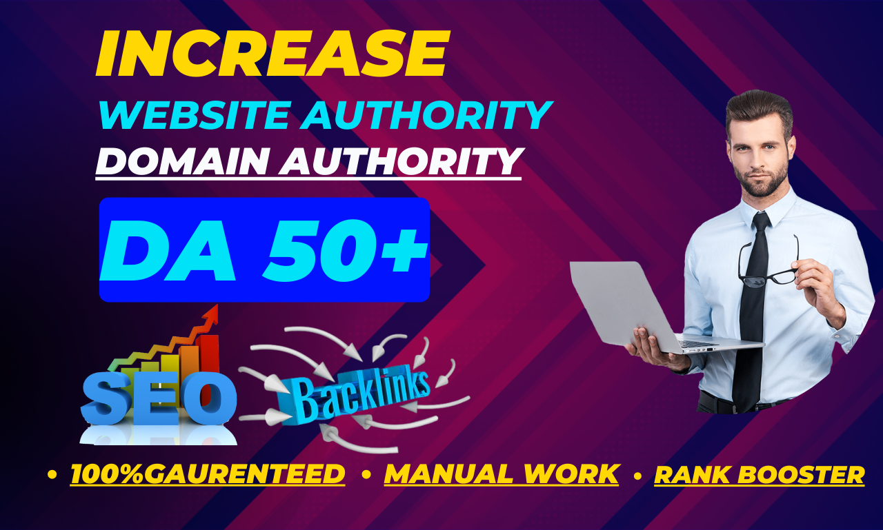 i will increase your website authority 