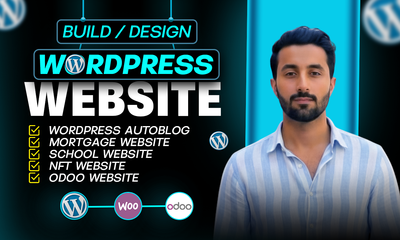 i will build a wordpress autoblog, mortgage, speaker, odoo 