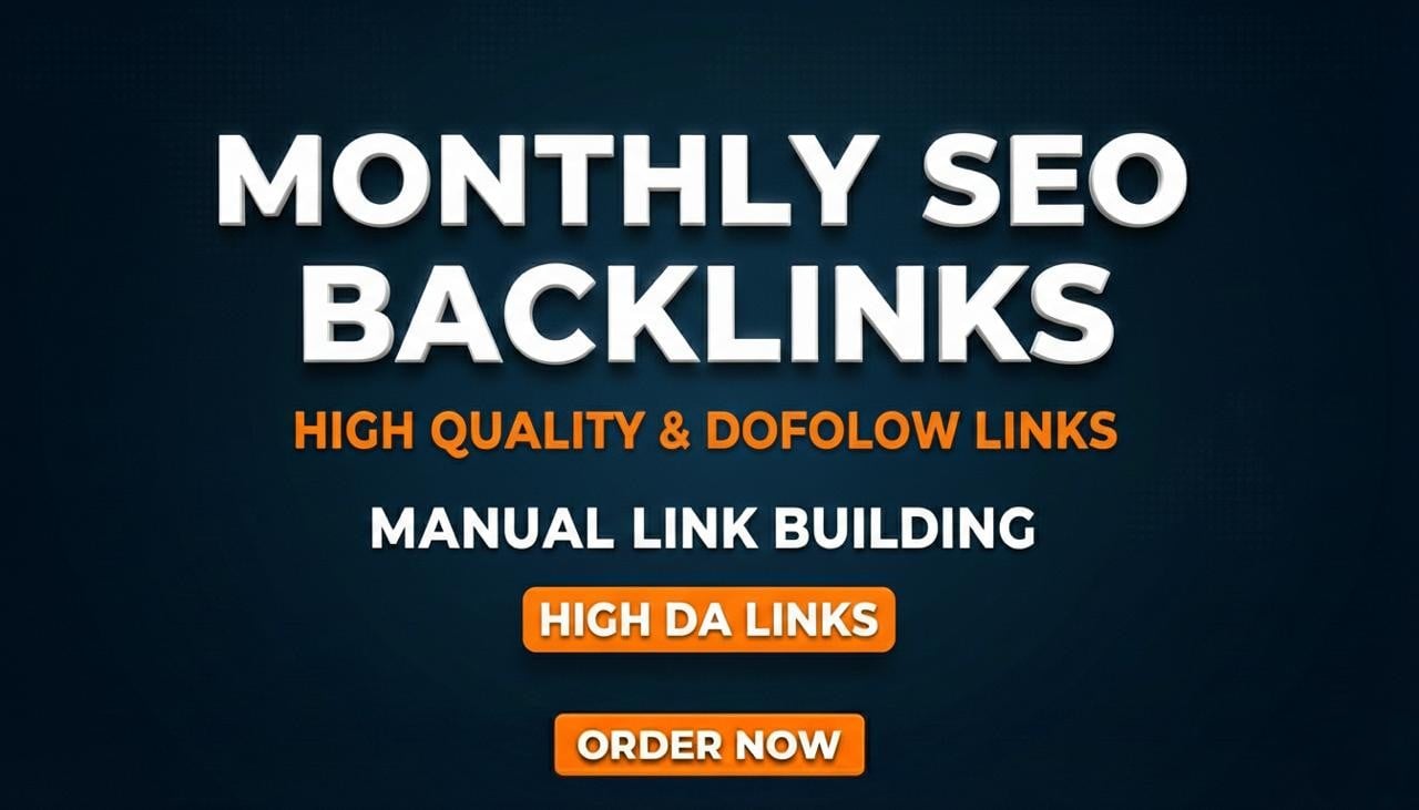 Powerful Monthly Link building First Ranking In Google 90-40 - ( Buy 4 Get One Free ) 