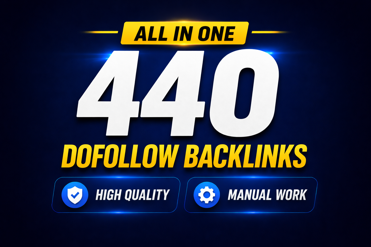 I Will Manually Create All IN ONE SEO DOFOLLOW BACKLINKS 
