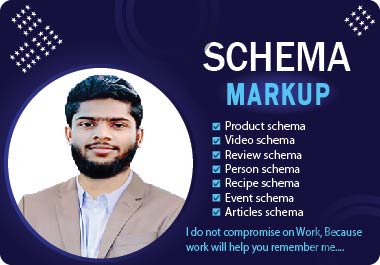 I will setup schema markup and structured data on web...