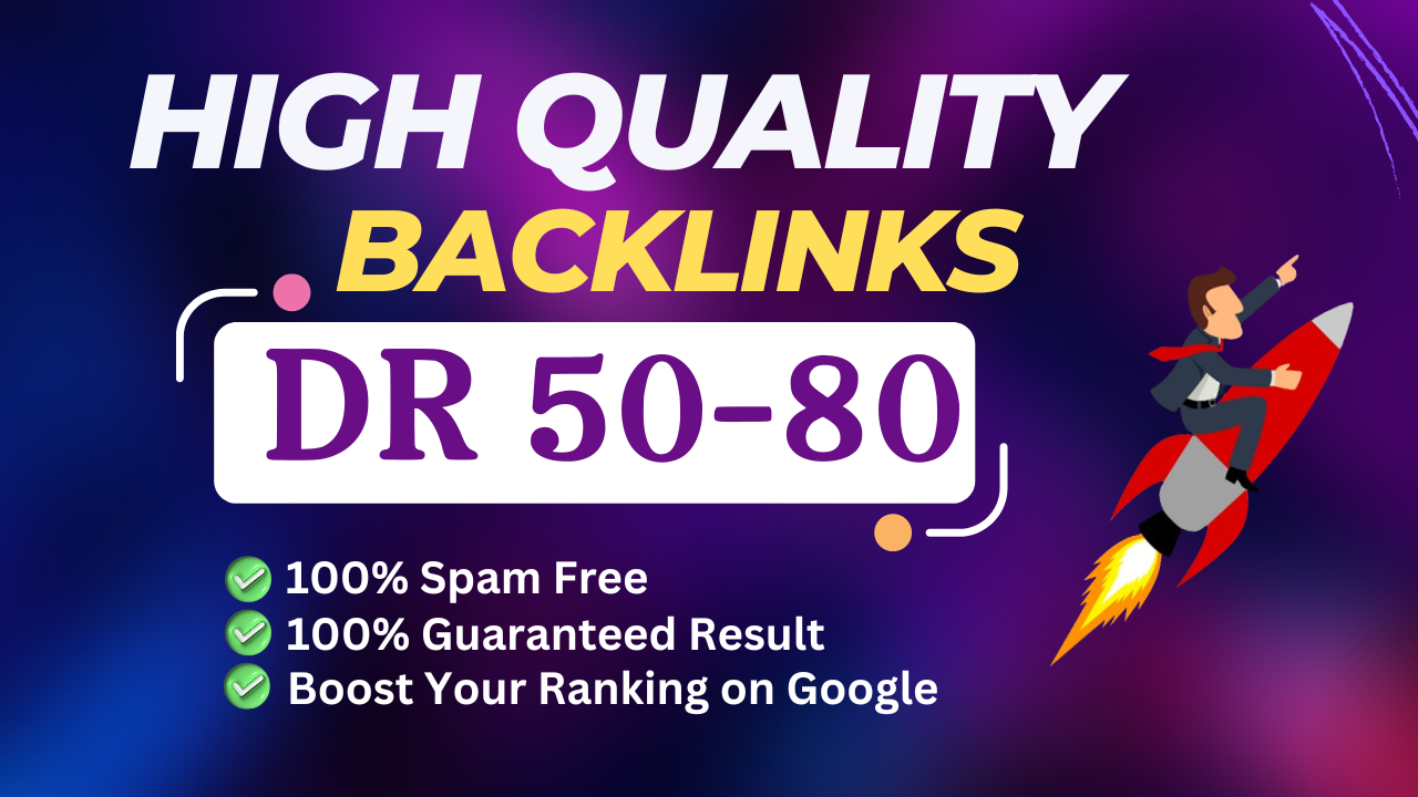 I will rank website with 30 high DR dofollow seo contextual backlinks