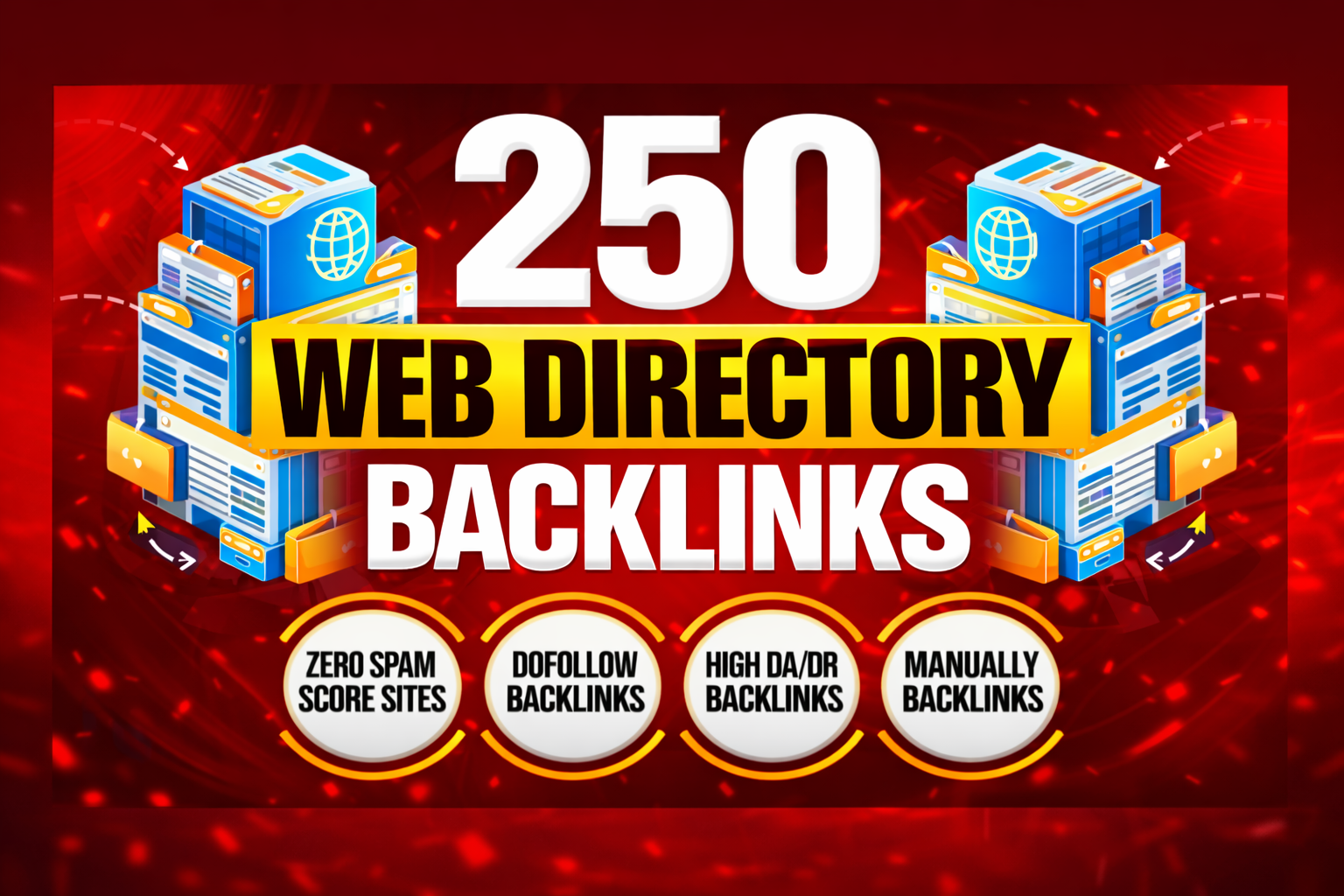 I will provide 250 high authority web directory backlinks manually for SEO ranking