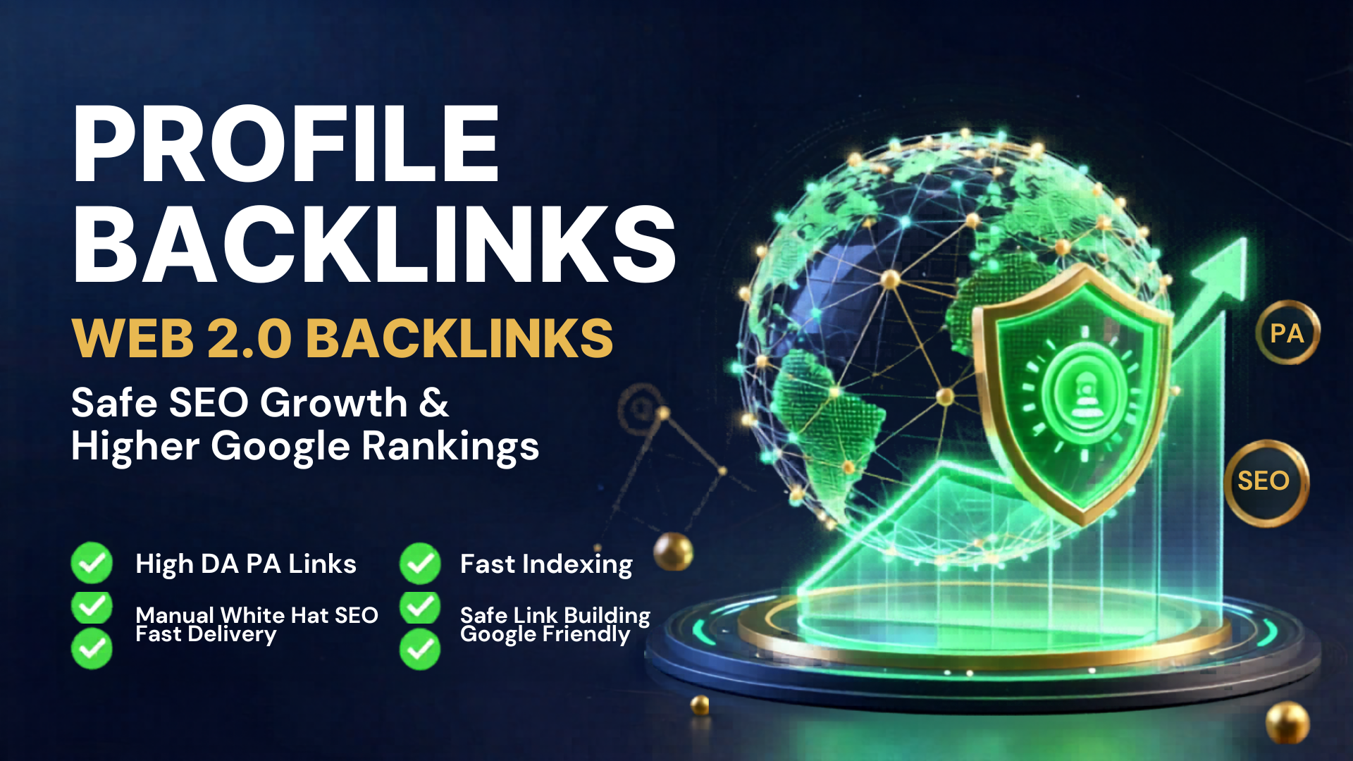 High DA PA Web 2.0 & Profile Backlinks for Safe S...