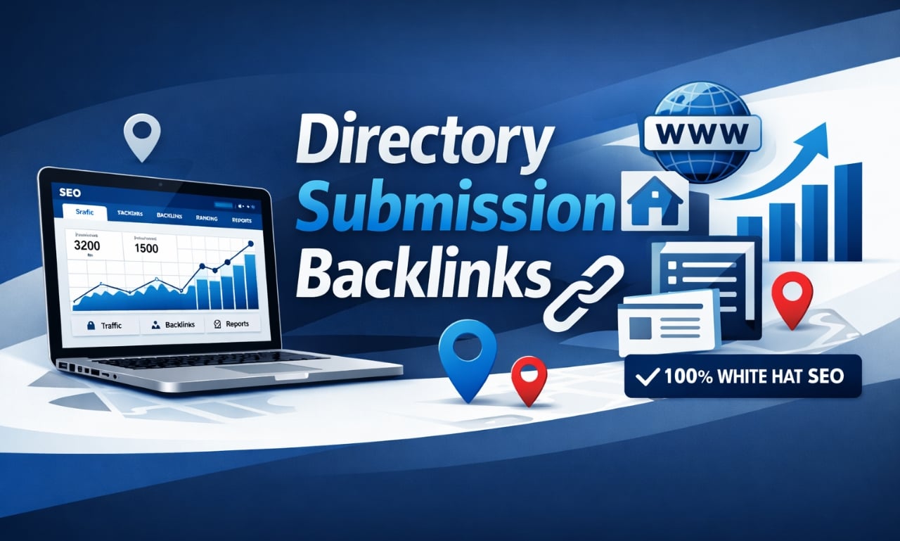 I will create 100 premium directory submission backlinks to boost your website authority
