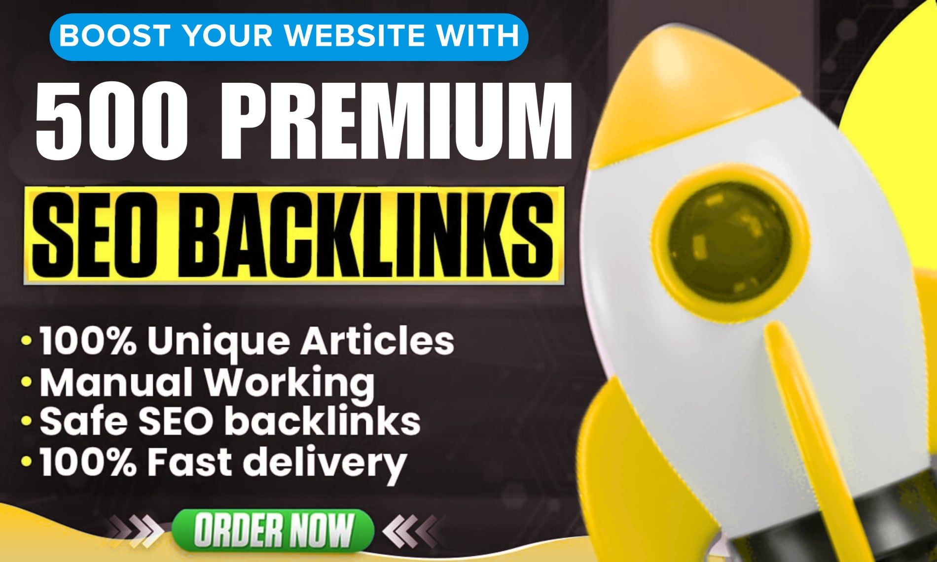 Get 500 White-Hat Premium SEO Backlinks &ndash; Google Safe