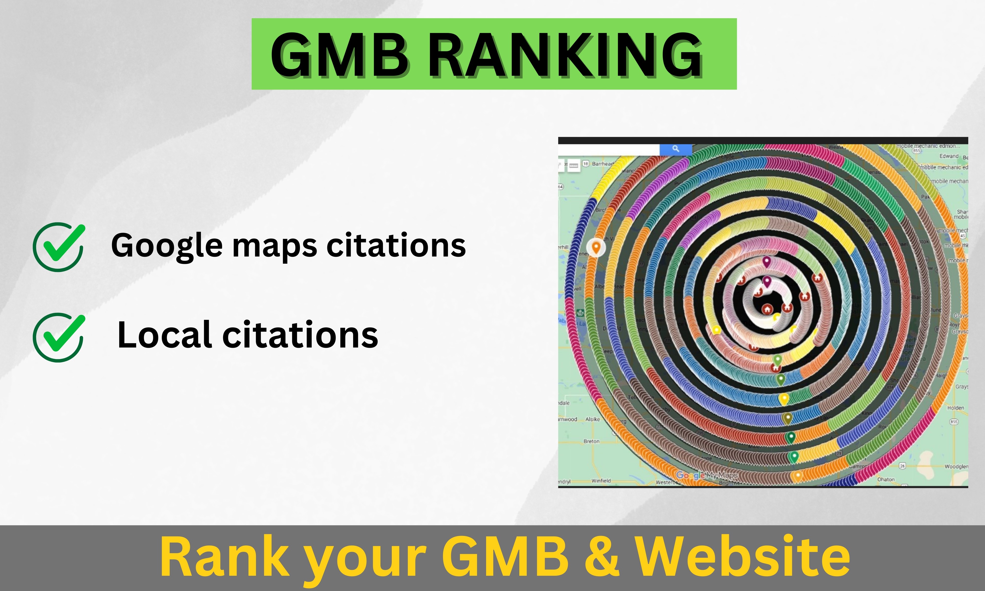 Create 5000 Google Map Citation for localSEO Rank