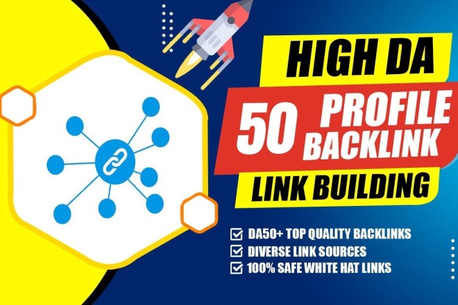 HQ 90+ DA 50 Do Follow SEO Profile Backlinks to Rank ...