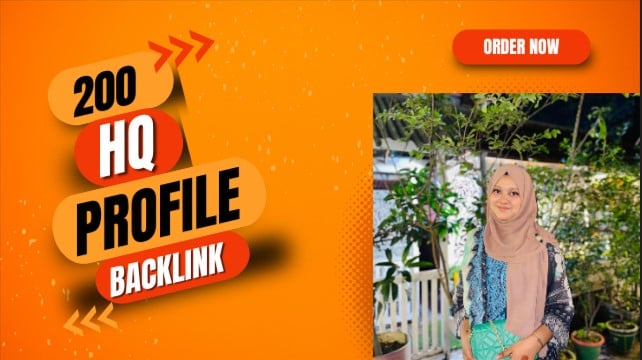 200 HQ Profile Backlink to Boost Your Ranking