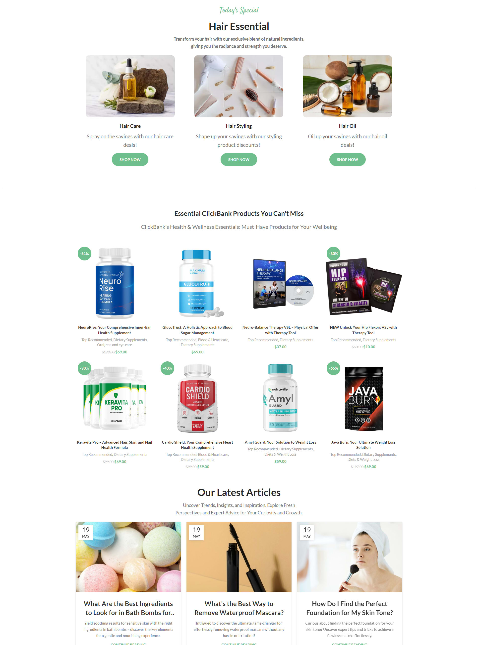 Complete Automatic Amz Affiliate Website With Autoblog & 3000+ Products