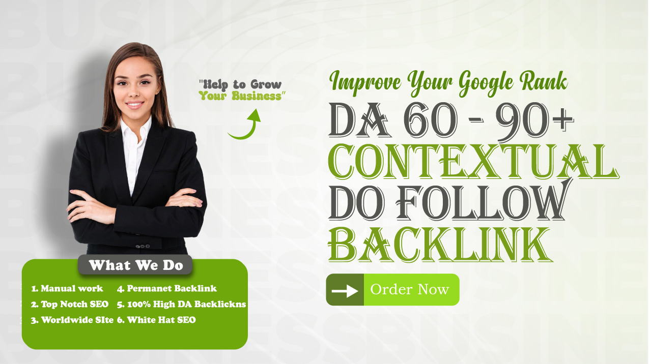 I will create safe, high authority DA90white-hat backlinks for your site to improve SEO and increas
