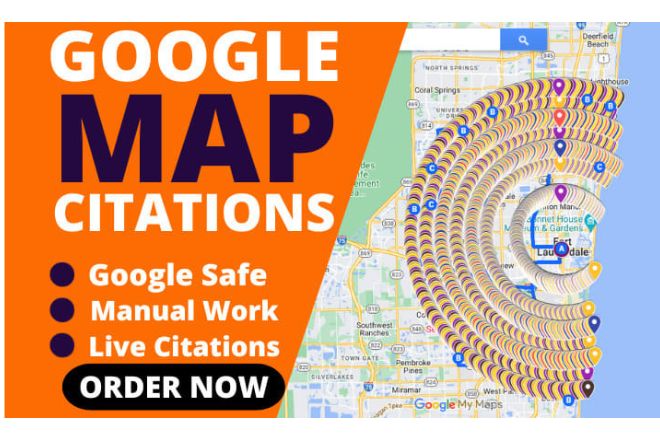 I will do google map point citations for gmb 3 pack r...