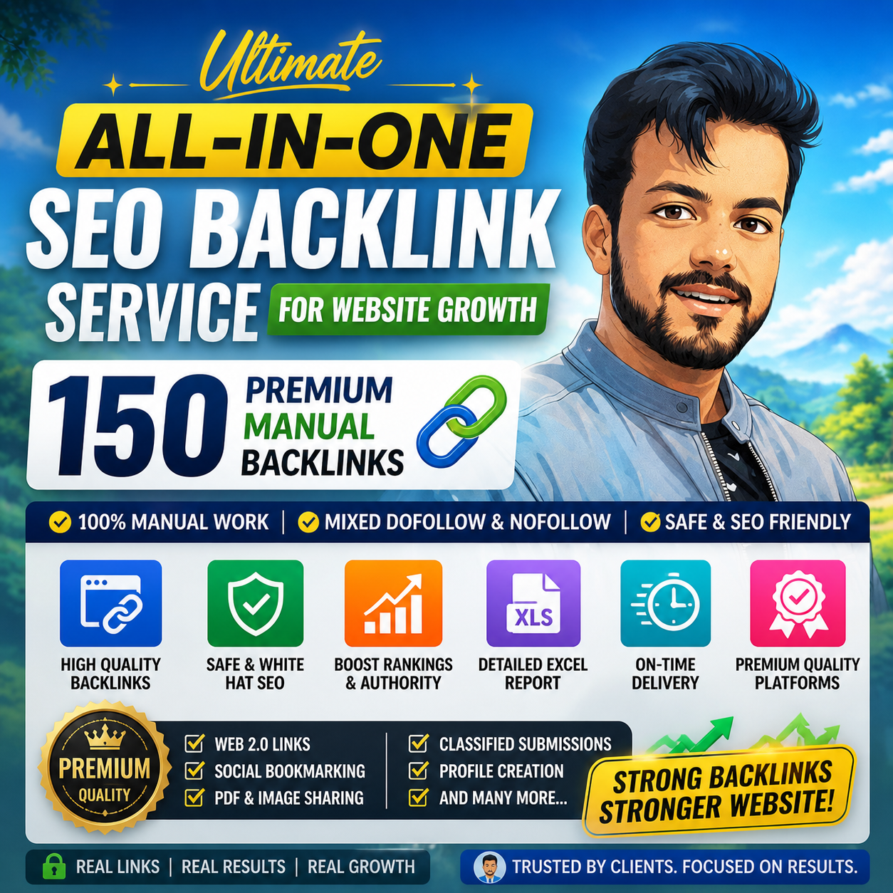 Ultimate All-In-One SEO Backlink Service For Website Growth
