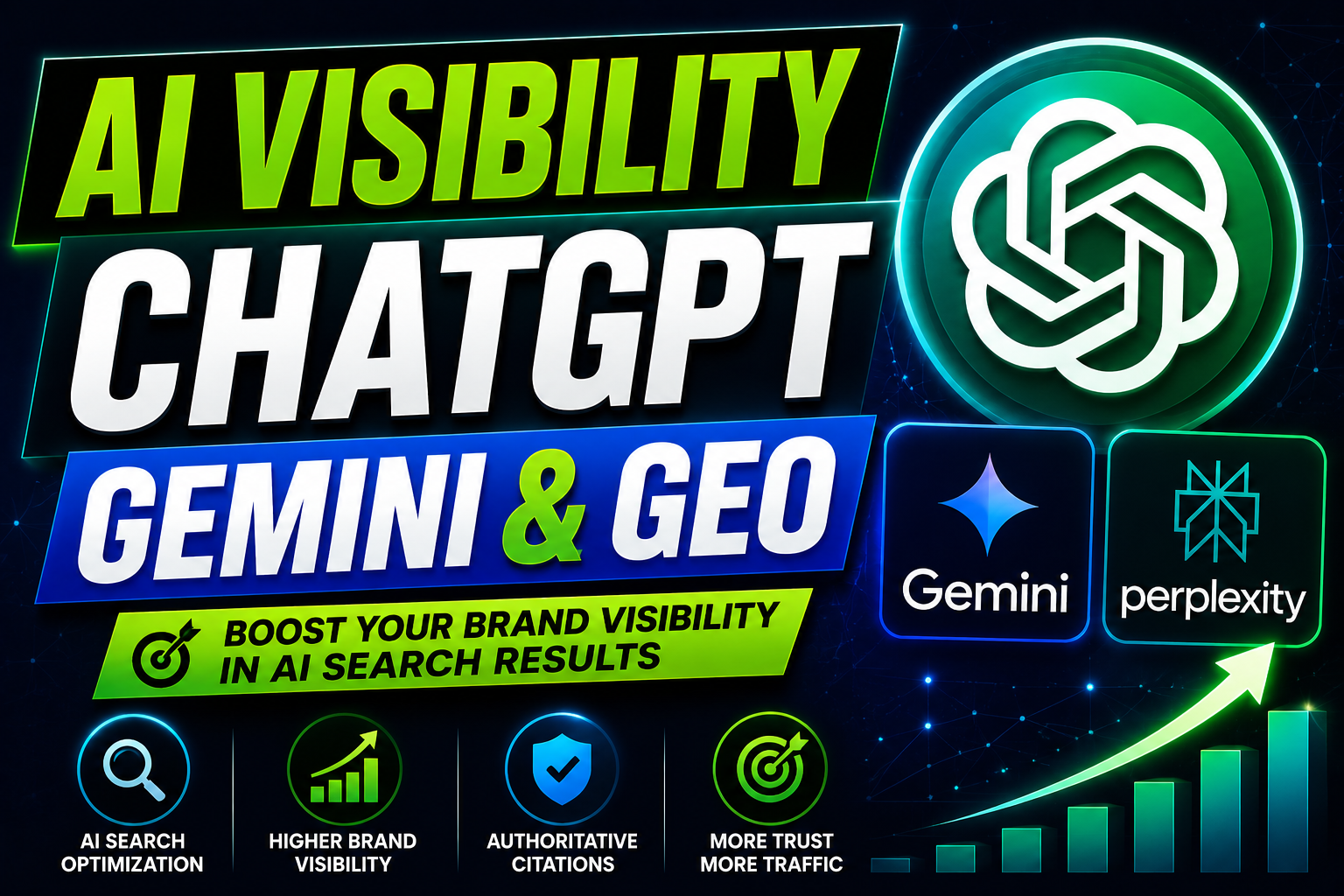 I will optimize your brand visibility in ChatGPT Gemini and Perplexity AI