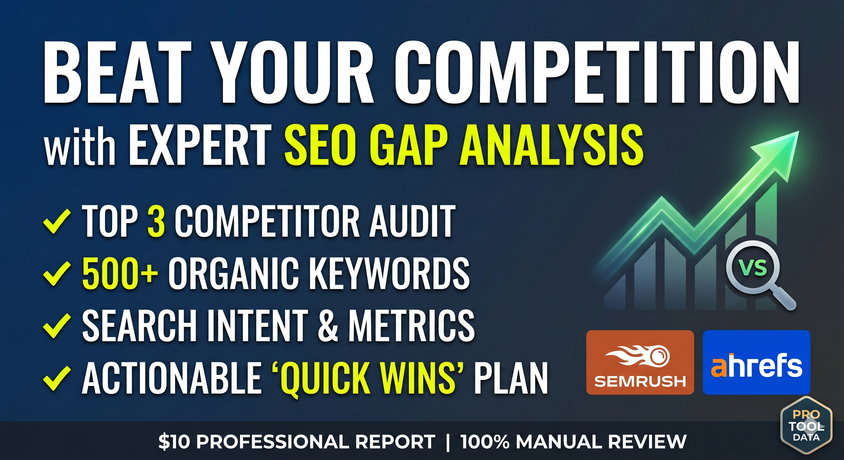 Expert Competitor Keyword Research & SEO Gap Analysis (Semrush/Ahrefs Report)