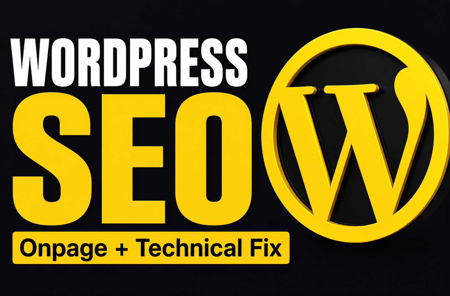 I will do WordPress on page SEO and technical optimization