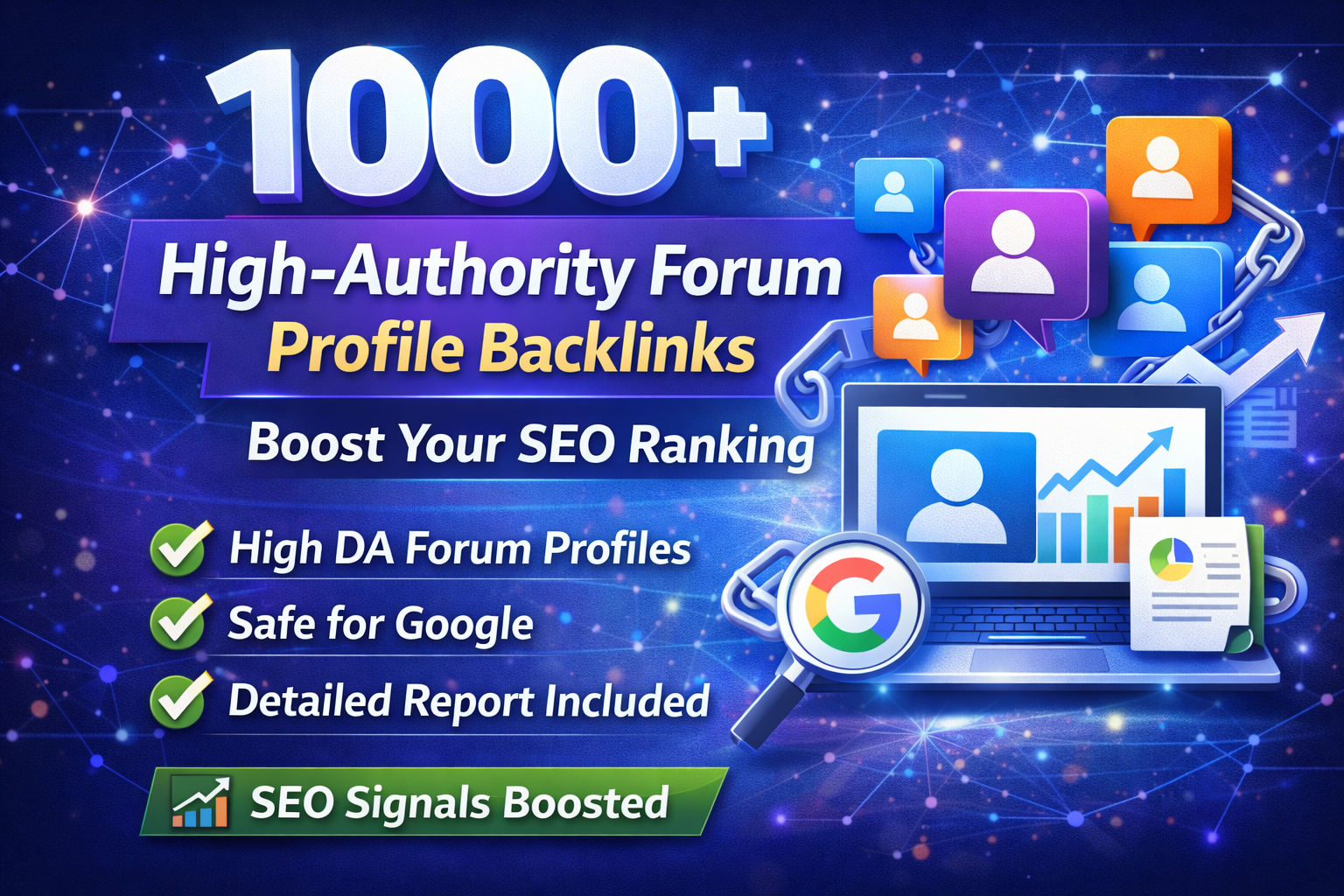 1000+ High-Authority Forum Profile Backlinks &ndash; Boost Your SEO Ranking!